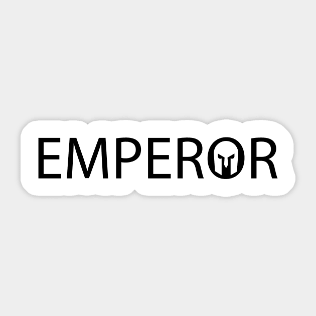 Emperor artistic typography design Sticker by D1FF3R3NT